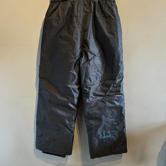 Gusti Kids Dark Gray Ski pants with Logo Straps - Picture 13 of 16
